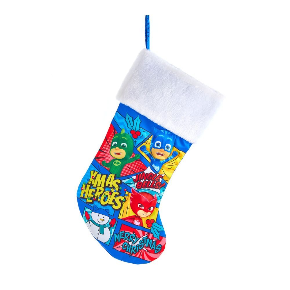 Kurt Adler PJ Masks Christmas Heroes Stocking, 19 Inches - Tree Treasures