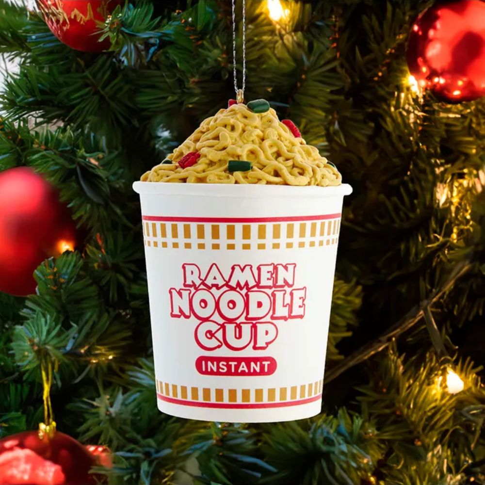 Kurt Adler Ramen Noodle Cup Ornament, 4 - inches - Tree Treasures