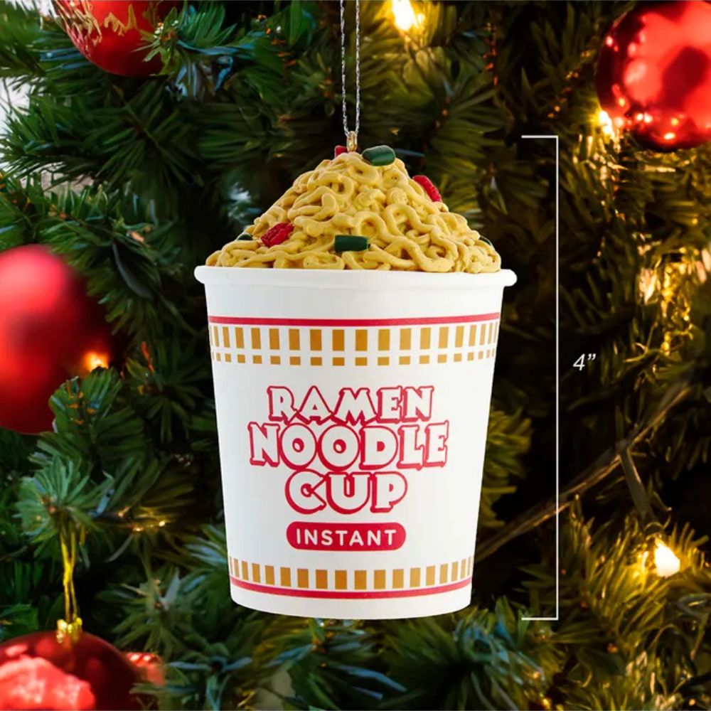 Kurt Adler Ramen Noodle Cup Ornament, 4 - inches - Tree Treasures