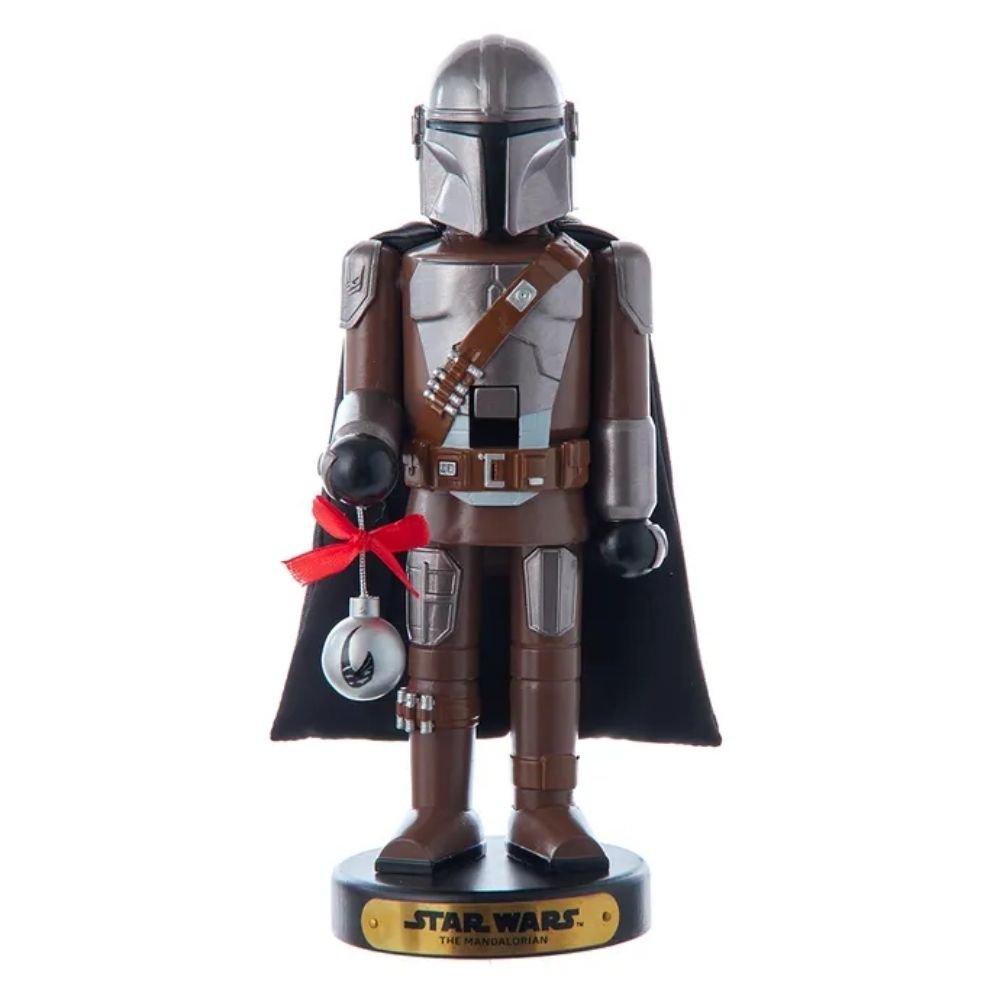 Kurt Adler Star Wars™ Mandalorian Nutcracker, 10 inches - Tree Treasures