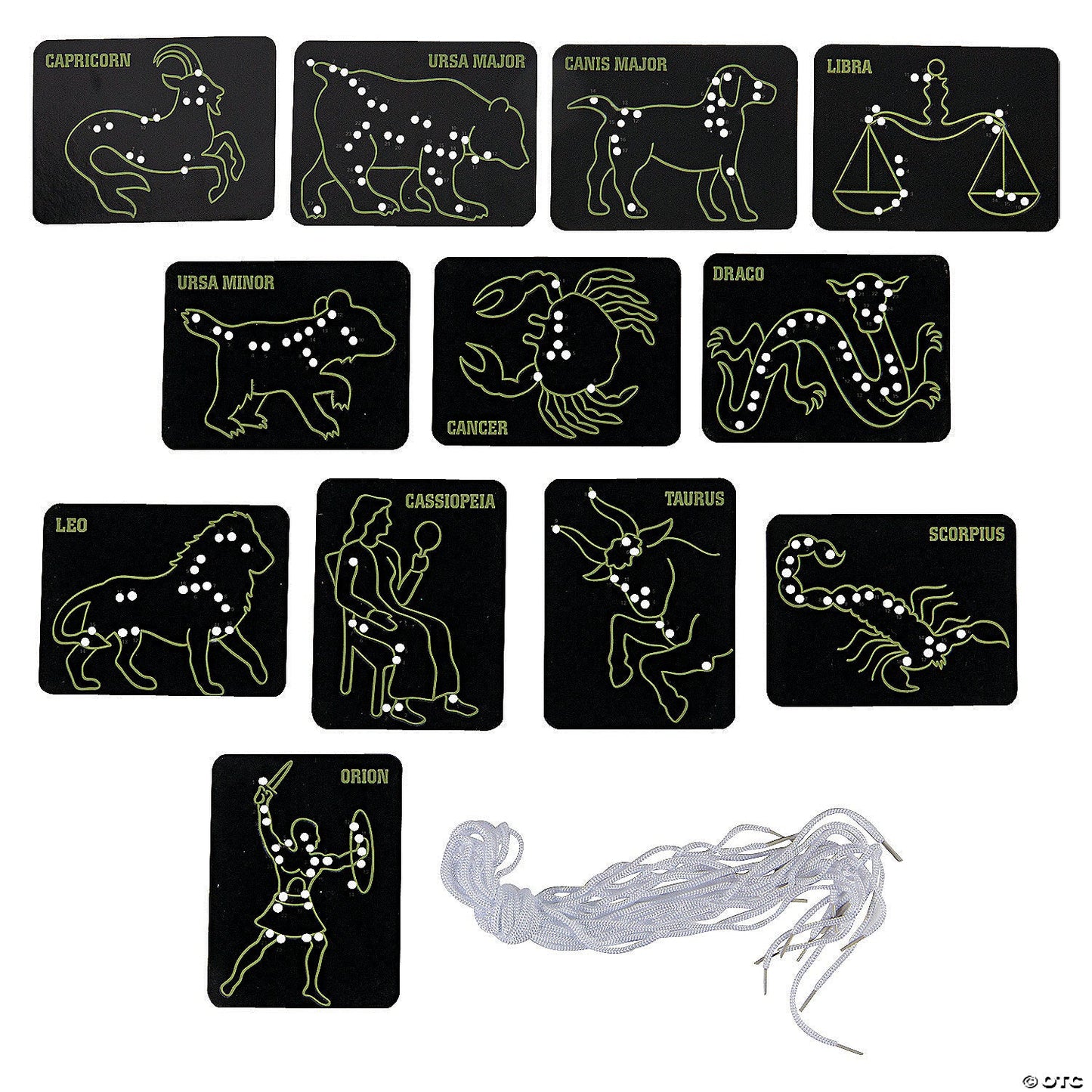 Lacing Constellation Cards - 24 Pack - Tree Treasures