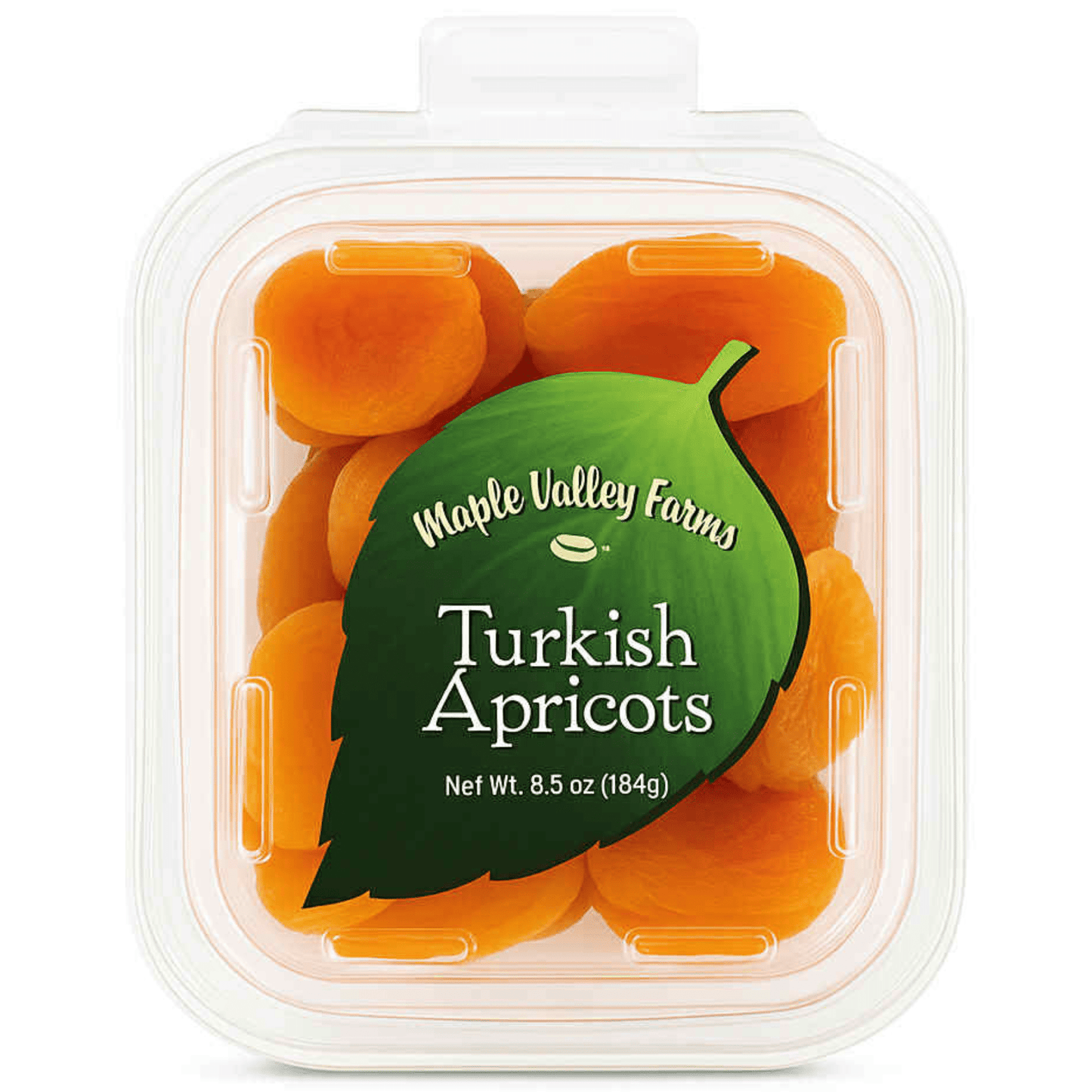 Maple Valley Farms Turkish Apricots 6.5 OZ Peg Tub - Tree Treasures