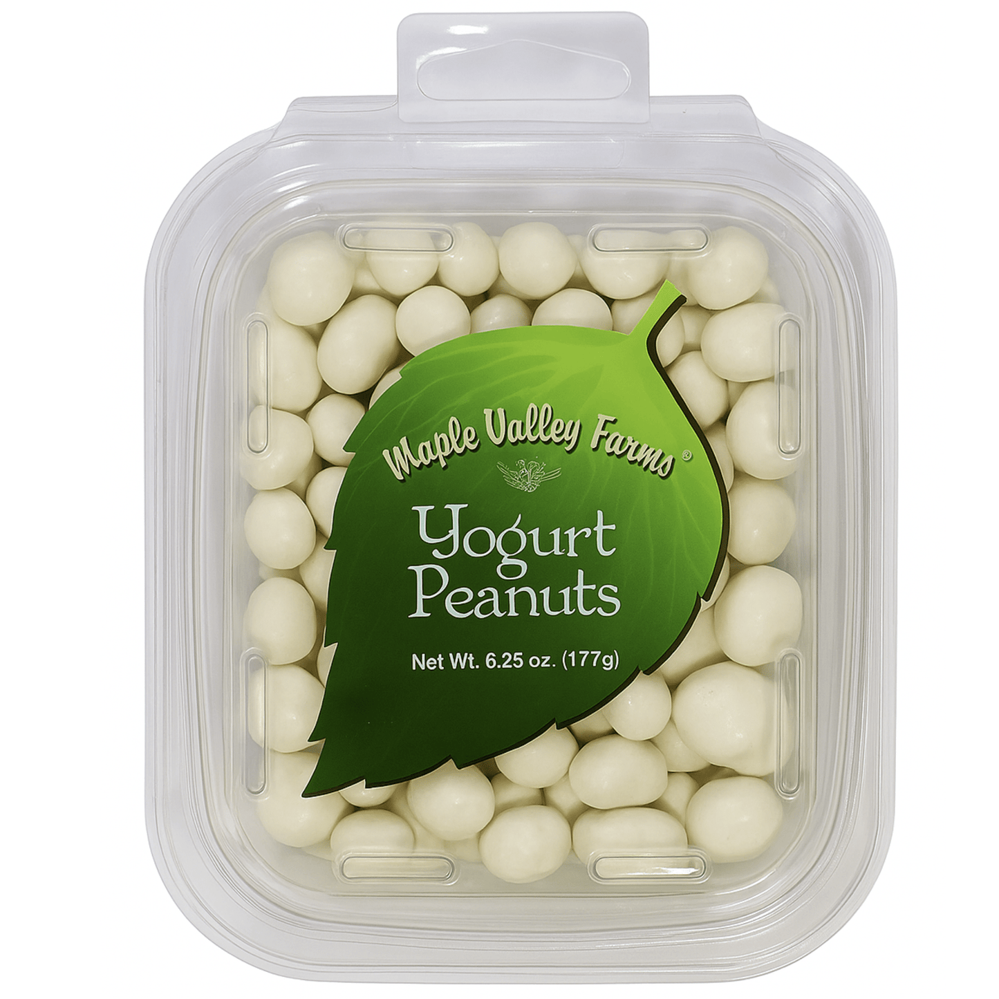 Maple Valley Farms Yogurt Peanuts 6.25 OZ Peg Tub - Tree Treasures