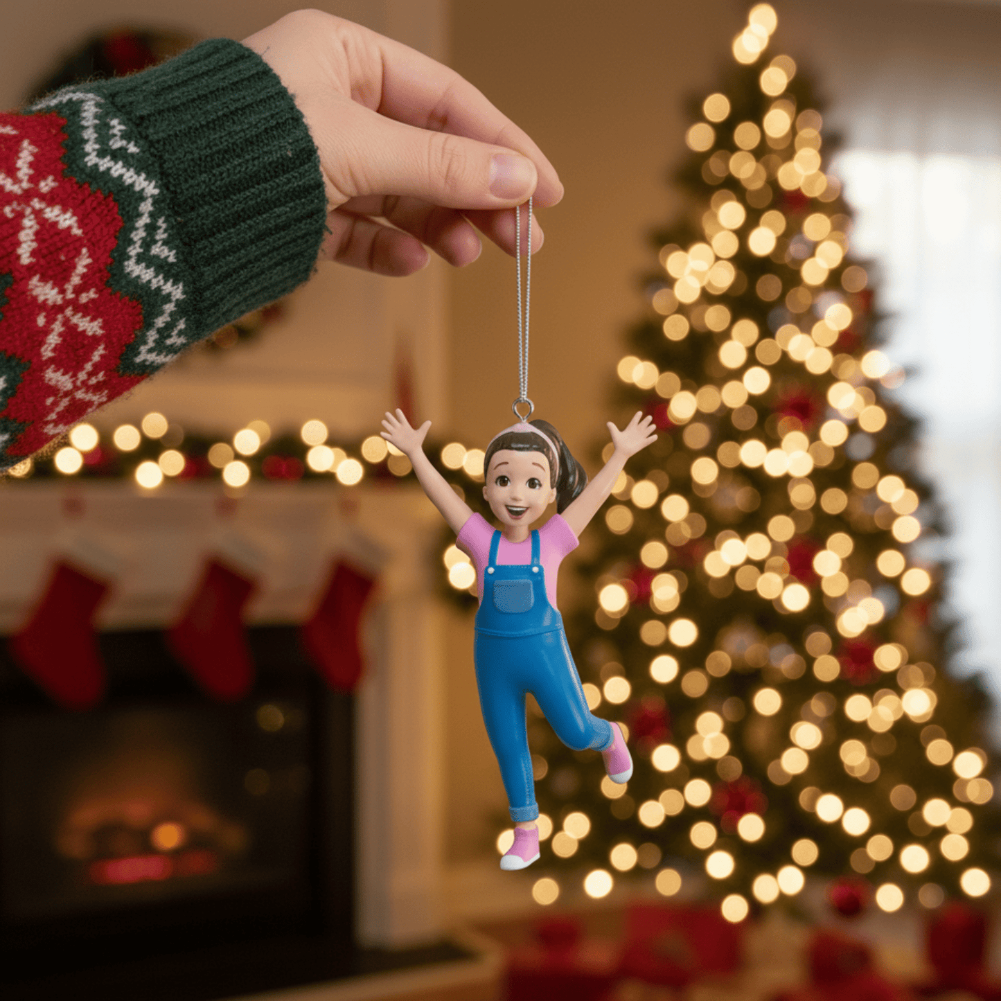 Ms. Rachel™ Figural Ornament by Kurt Adler – Adorable Holiday Keepsake for Fans and Families - Tree Treasures