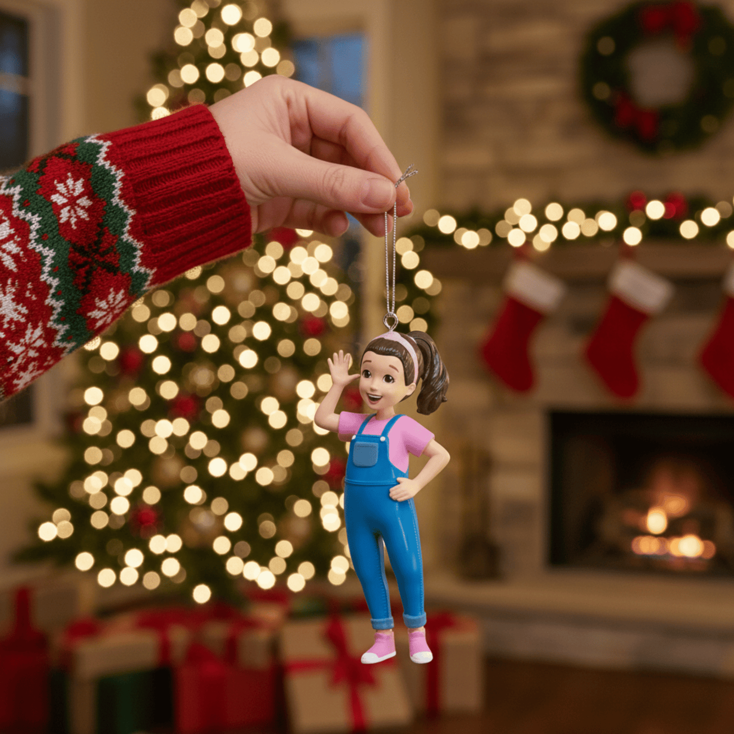 Ms. Rachel™ Figural Ornament by Kurt Adler – Adorable Holiday Keepsake for Fans and Families - Tree Treasures