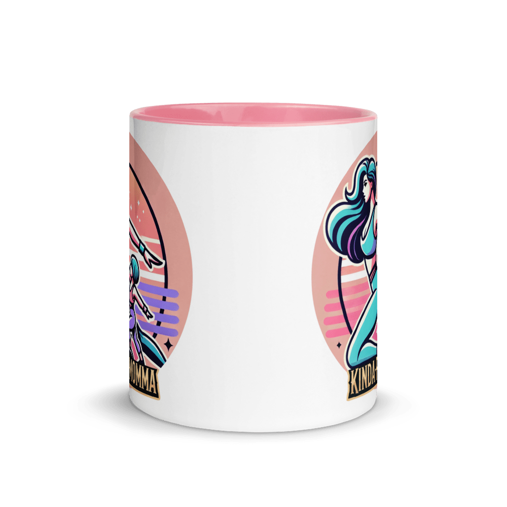 Mug with Color InsideKinda Fit Momma Mug – TikTok Colab | Fitness Mom Mug - Tree Treasures
