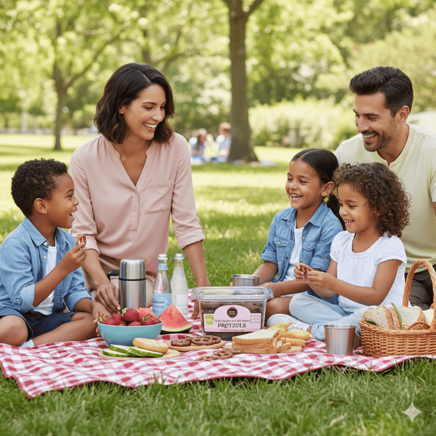 Nancy Adams Milk Chocolate Caramel Pretzels 7.75 OZ Tub - Tree Treasures