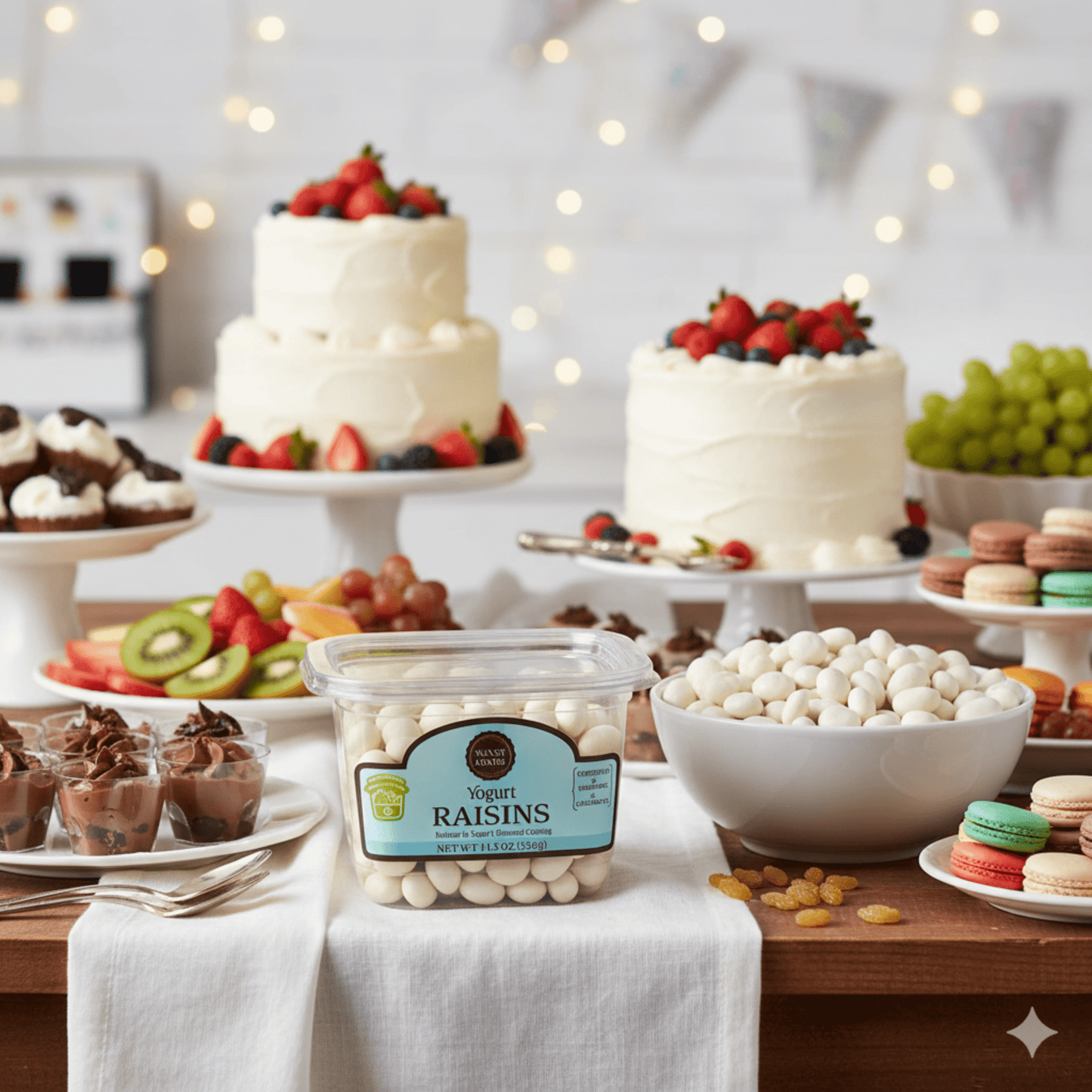 Nancy Adams Yogurt Raisins 11.5 OZ Tub - Tree Treasures