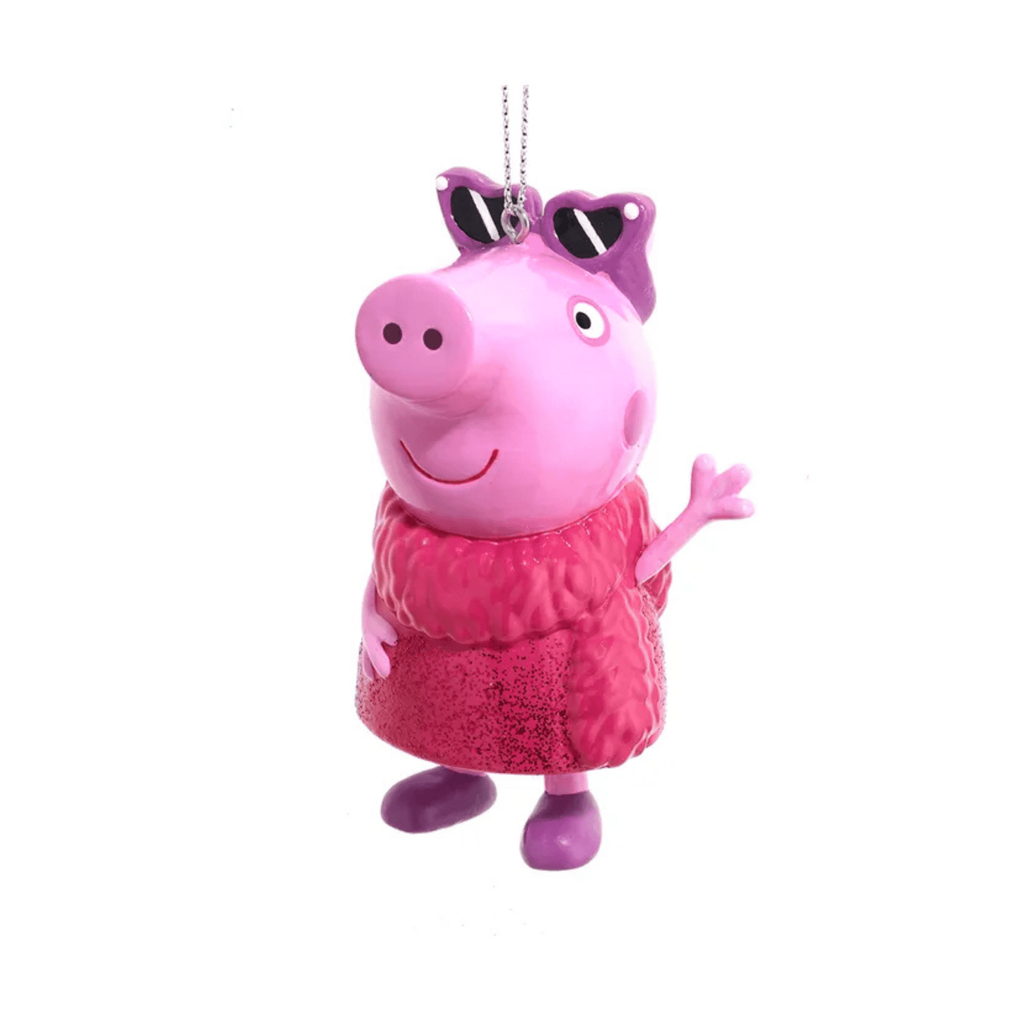 Peppa Pig™ With Sunglasses Ornament – Fun Holiday Decoration for Kids - Tree Treasures