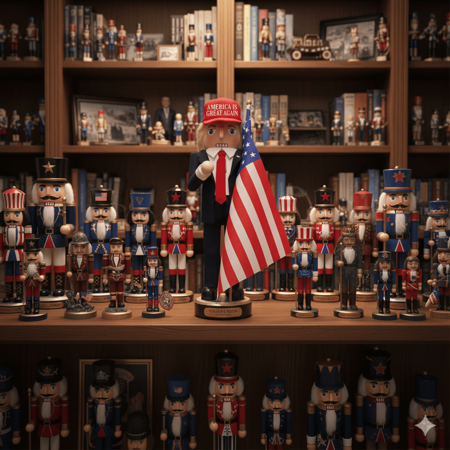 PRE - SALE 16" Trump Nutcracker – Limited Edition Patriotic Collectible by Kurt Adler - Only 500 Made - Tree Treasures