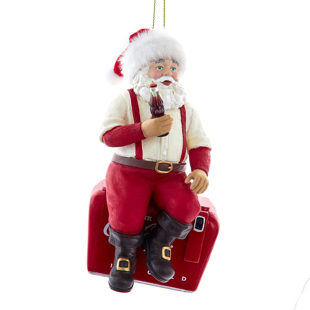 *PRESALE* Coca - Cola® Santa On Cooler Ornament - Tree Treasures