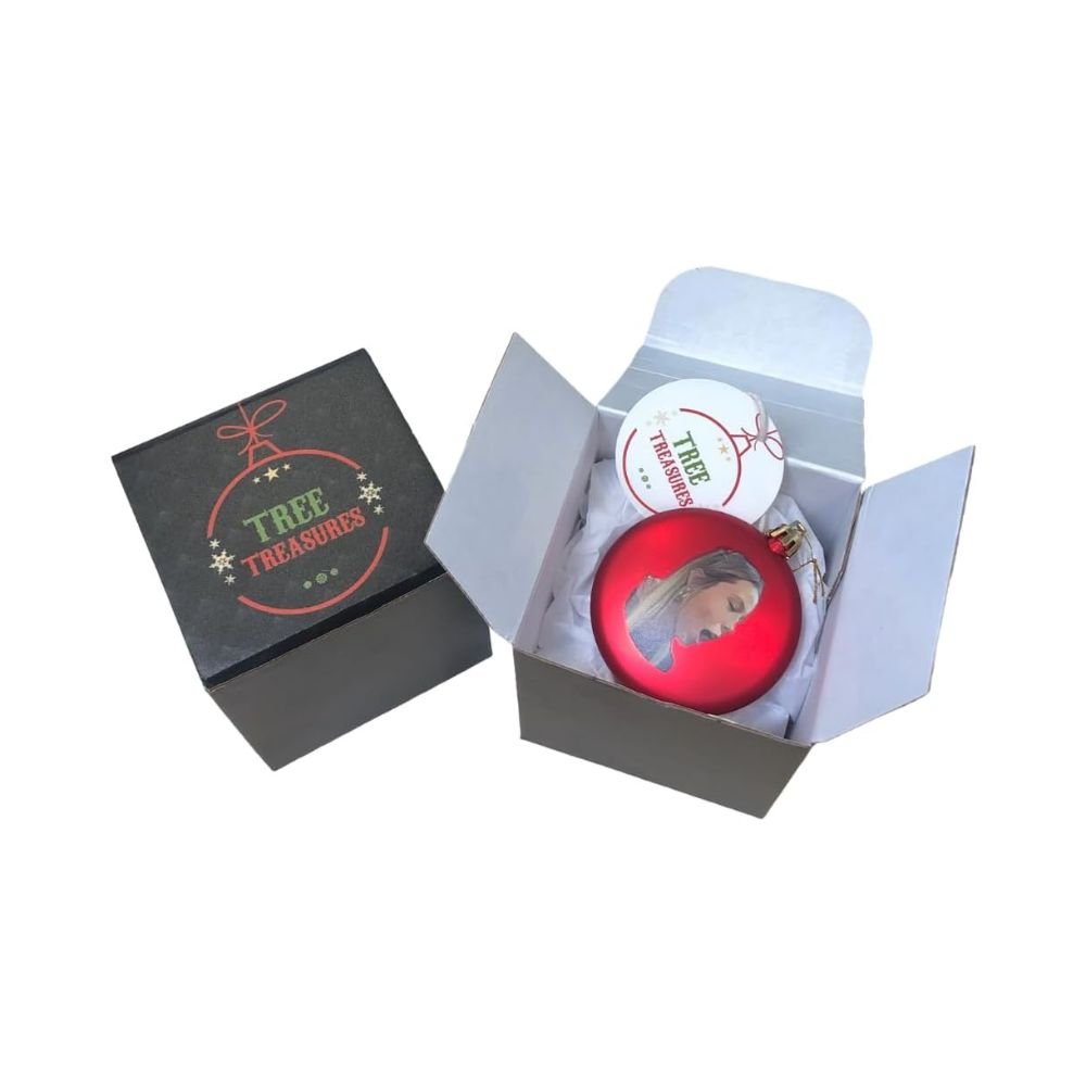 Viral Hawk Tuah Flat Christmas Ornament – Tree Treasures Gag Gift Holiday Bauble