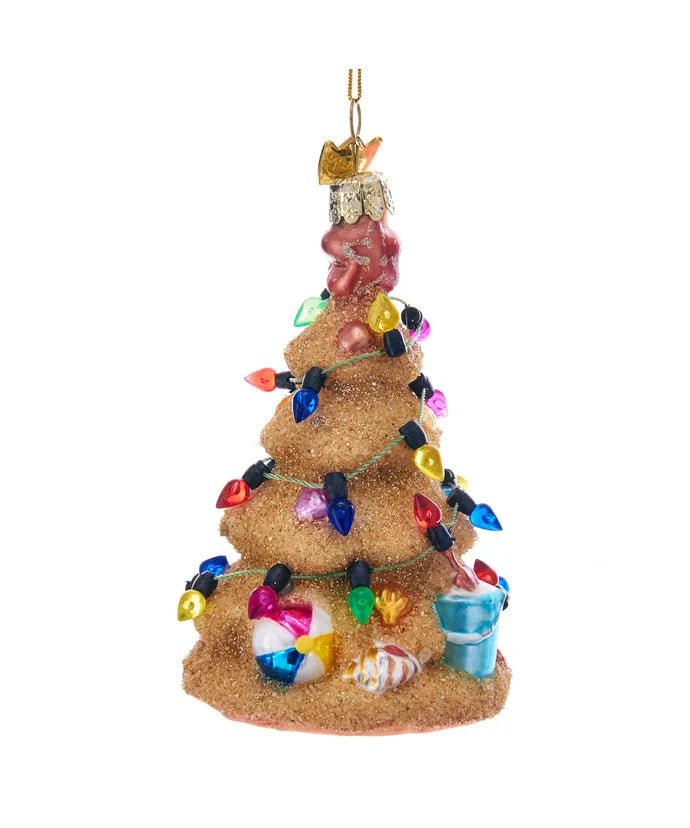 Sand Christmas Tree Glass Ornament – Noble Gems - Tree Treasures