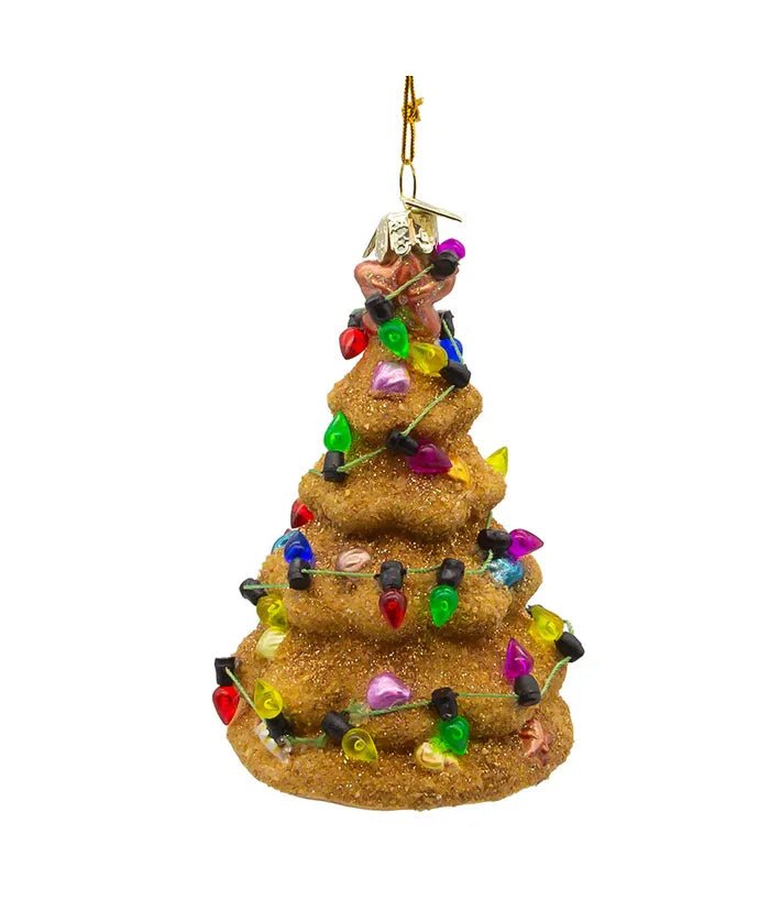 Sand Christmas Tree Glass Ornament – Noble Gems - Tree Treasures