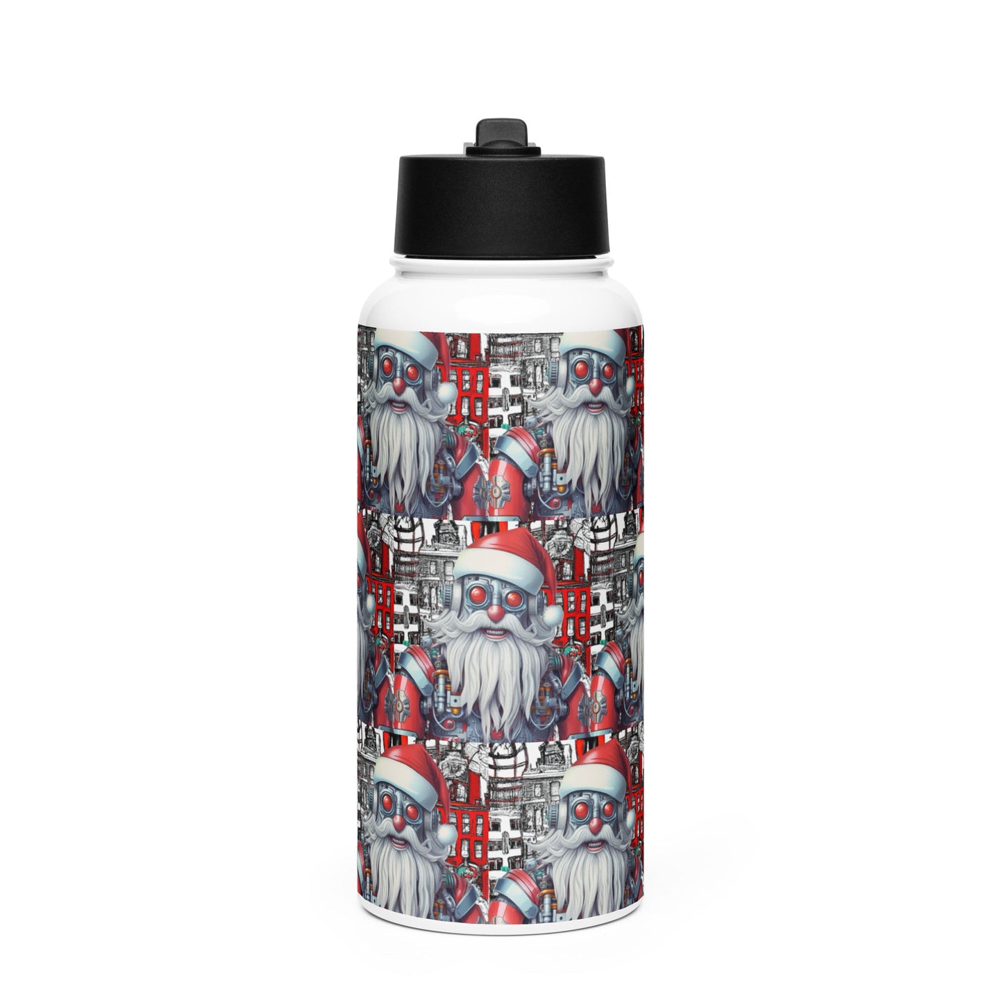 Santa 3000 Stainless Steel Water Bottle 32oz - Tree Treasures