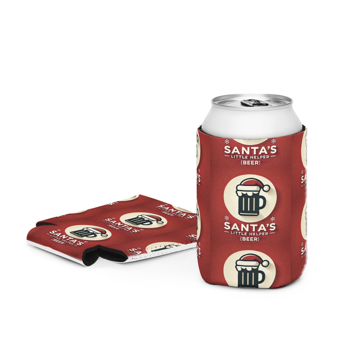 Santa's Little Helper Can Cooler - Tree Treasures