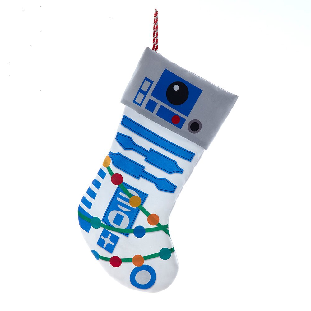 Star Wars™ R2D2 Christmas Stocking, 19 - inches, by Kurt Adler - Tree Treasures