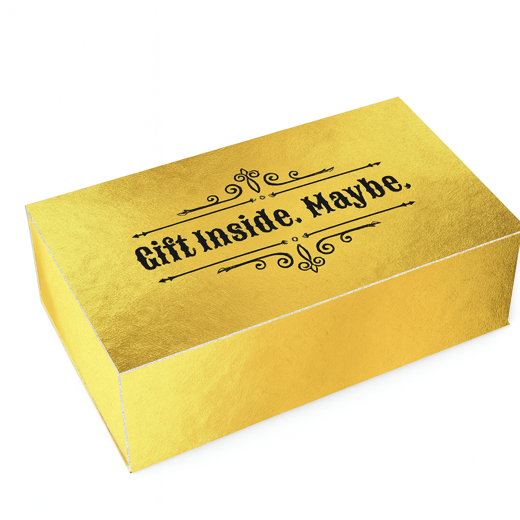 The Unopenable Gift – Glued Shut Gag Box with Hidden Poop Surprise - Tree Treasures