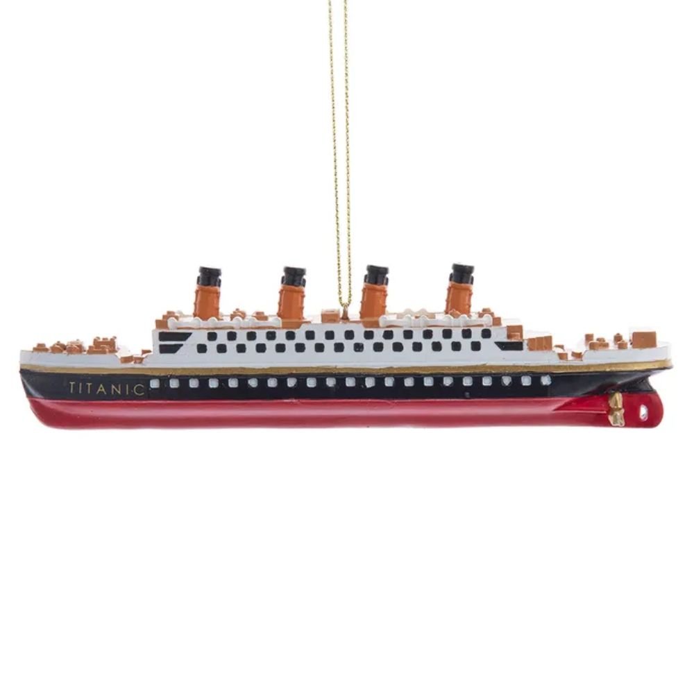 "Titanic" Boat Ornament by Kurt Adler - Tree Treasures