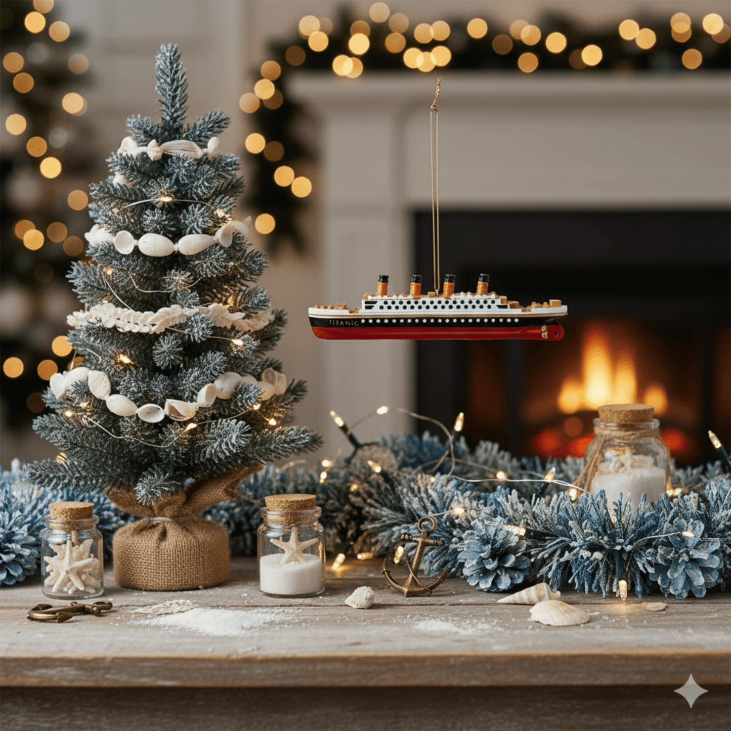 "Titanic" Boat Ornament by Kurt Adler - Tree Treasures