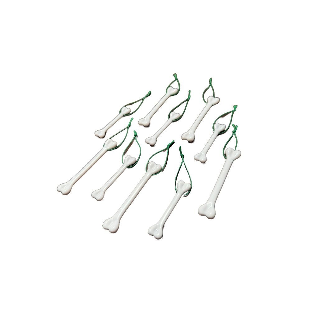 Tree Treasures Dog Bone Ornaments – Pet-Themed Holiday Tree Decor, 10-Pack