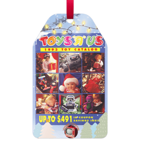 Vintage 1993 Toy Catalog Christmas Ornament - Tree Treasures