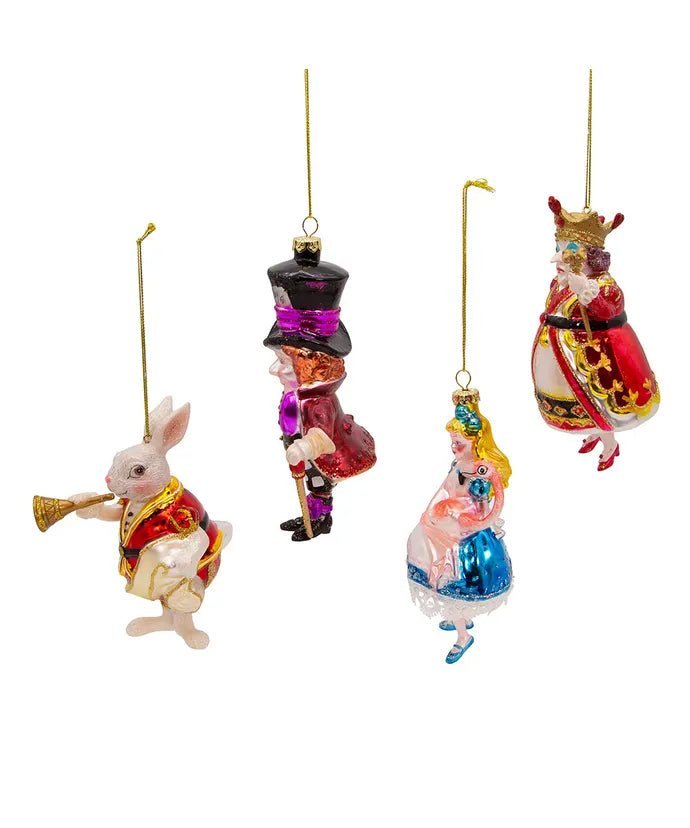 Wonderland Glass Ornament Gift Set – 5"–5.5" – Noble Gems - Tree Treasures