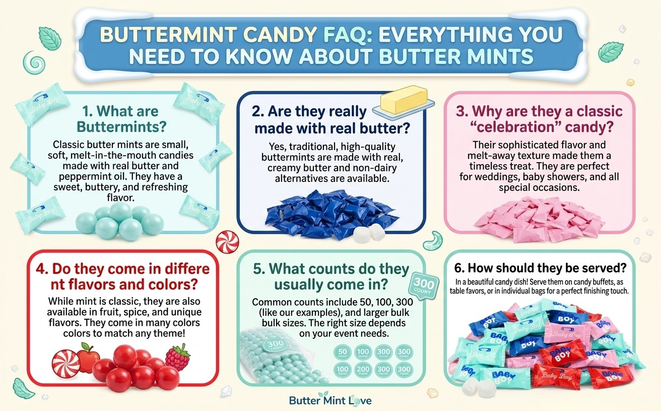 Buttermint Candy FAQ: Everything You Need to Know About Butter Mints ...