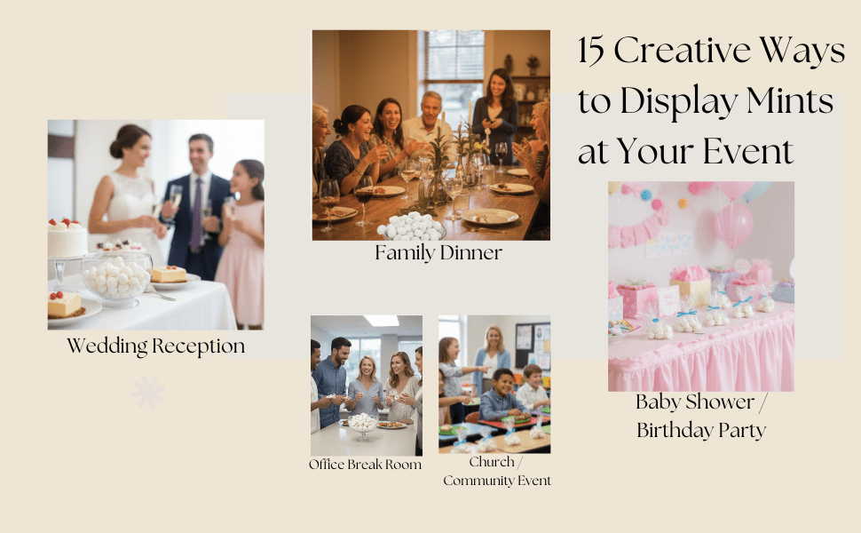 Mints Displayer 15 Creative Ways to Display Mints at Your Event – Tree Treasures