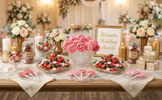 Romantic Wedding Candy Ideas for Sweet Tables