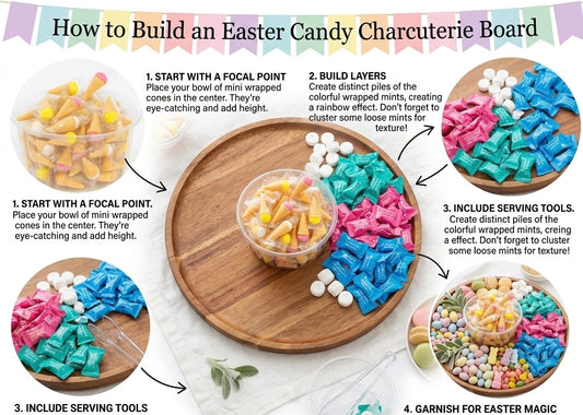 How to Build a Stunning Easter Candy Charcuterie Board