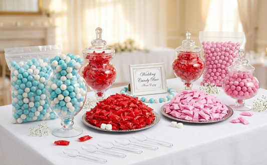 Wedding Candy Bar Color Theme Ideas