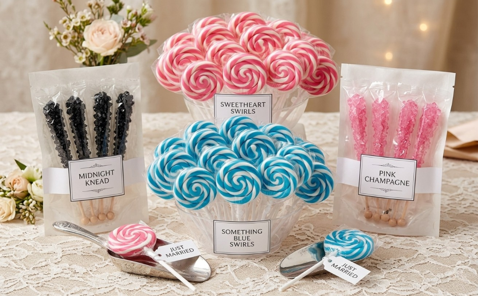 Creative Wedding Candy Wrappers for Custom Favors