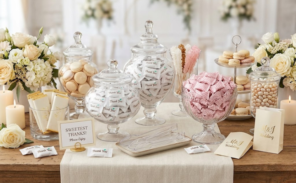 Wedding Candy Bar Ideas That Match Any Wedding Theme