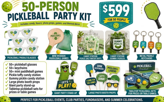 Ultimate 50-Person Pickleball Party Kit: The Easiest Way to Host an Unforgettable Event