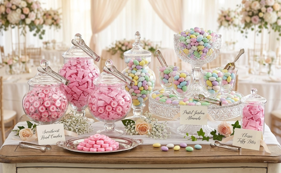 Wedding Candy Buffet Ideas for Elegant Receptions