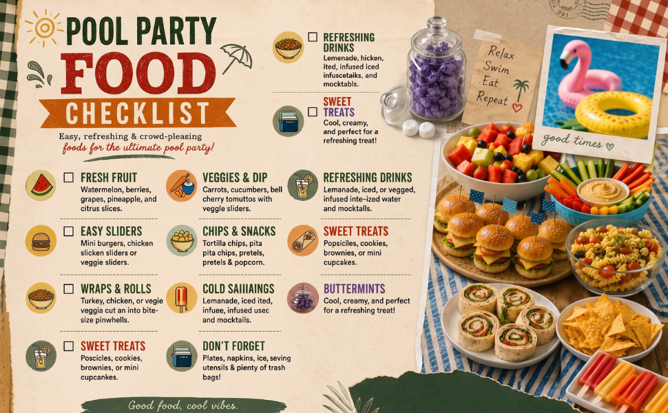 The Ultimate Pool Party Food Checklist