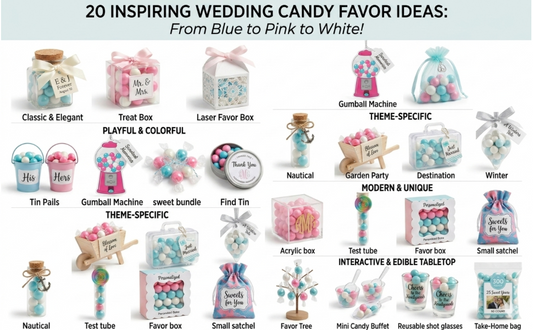 20 Wedding Candy Favor Ideas Guests Actually Love