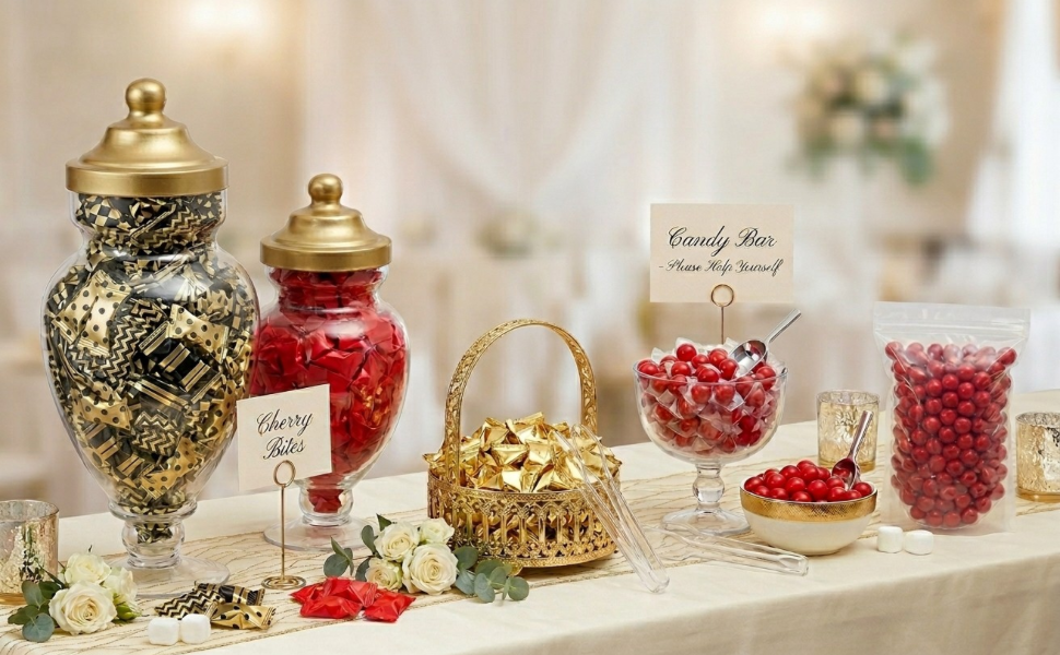 How to Create a Stunning Wedding Reception Candy Bar