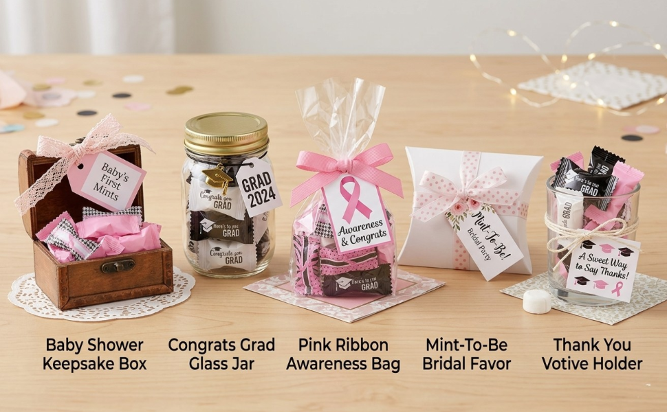 5 Easy DIY Candy Party Favors Using Buttermints