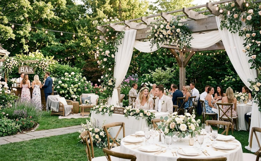 Elegant Backyard Wedding Inspiration for Summer