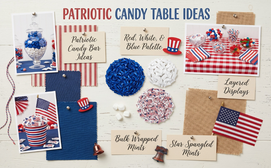 Patriotic Candy Table Ideas Guests Will Actually Remember