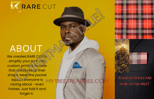 A Guide to Sporting Pocket Squares for Christmas with Rare Cut - Tree Treasures
