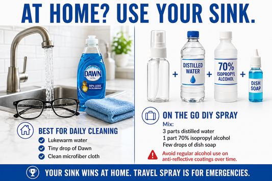 Is Glasses Cleaner Safe for Kids? What Parents Should Know Before Using Lens Spray