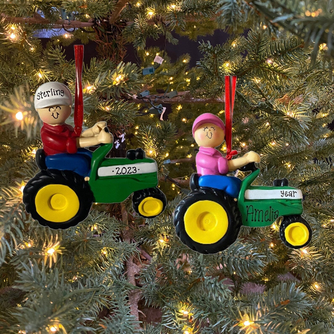 Festive Fun for Farmers: John Deere Christmas Ornaments - Tree Treasures