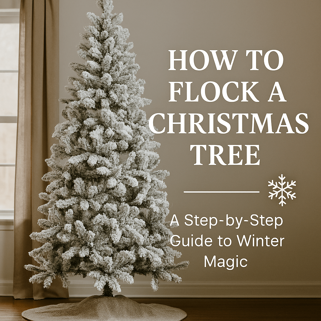 How to Flock a Christmas Tree: A Step-by-Step Guide to Winter Magic - Tree Treasures