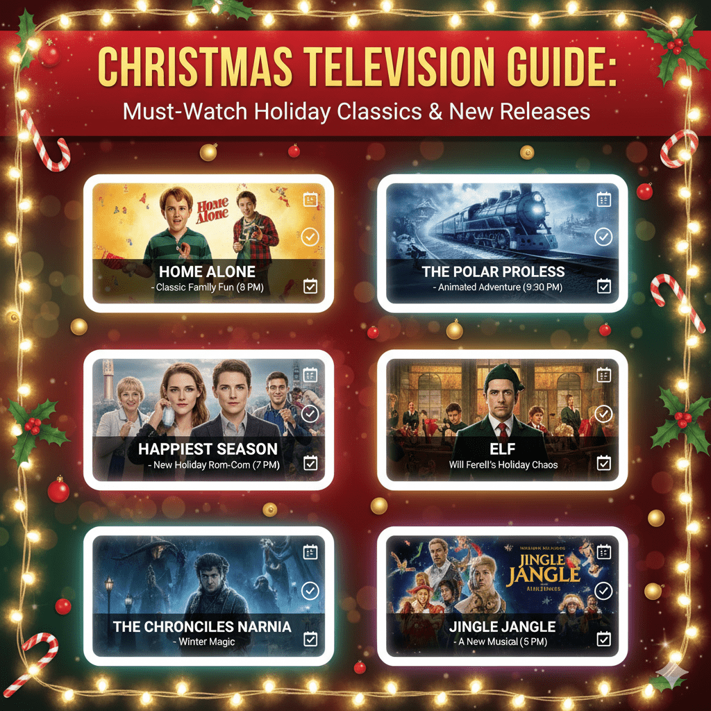 What’s on TV This Christmas? Your Holiday Viewing Guide - Tree Treasures