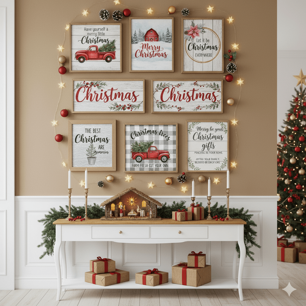 Handmade Wall Art - Tree Treasures