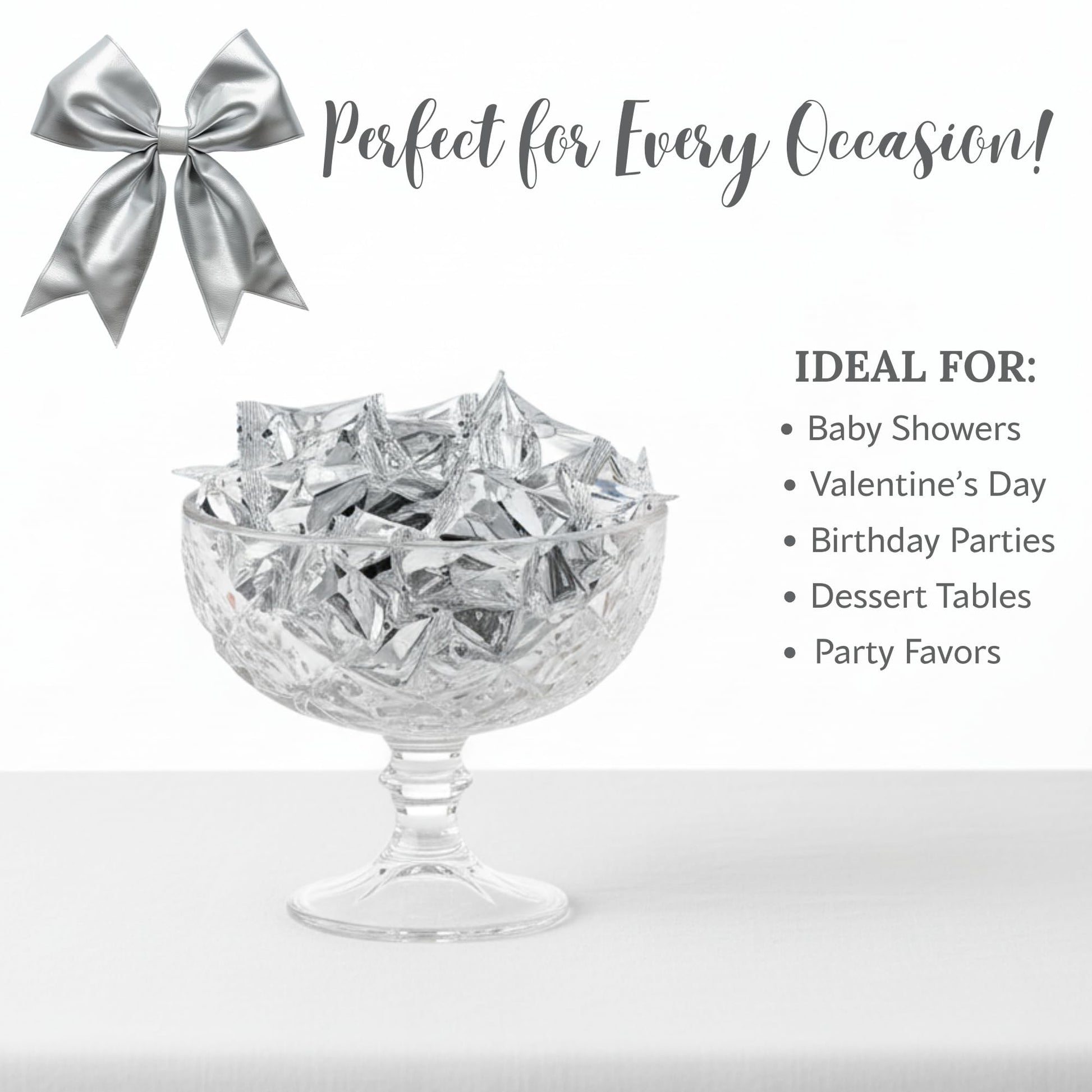 110ct Silver Wrapped Buttermints – Individually Wrapped Butter Mints Bulk for Weddings, Retirement, Candy Buffets, and Thank You Mints – Soft Buttermints (110)