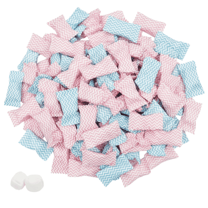 216ct Blue and Pink Candy Buttermints – Individually Wrapped Candy for Gender Reveal, Baby Shower Favors, Graduation, and Party Sweets - Tree Treasures